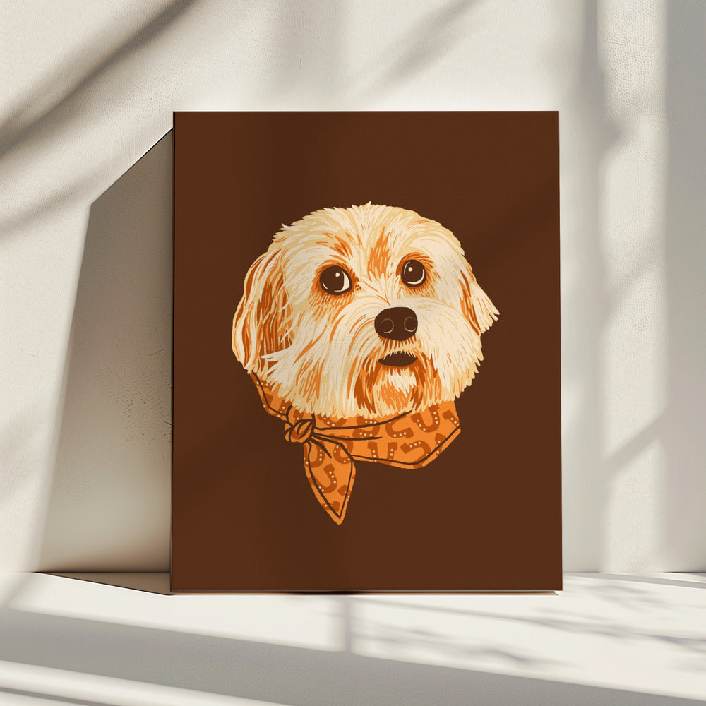 Molly de Cowgirl Pup | Canvas