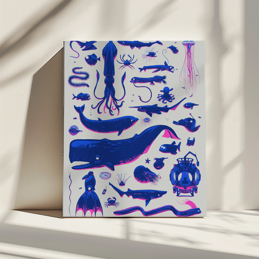 Wezens uit de diepte | Canvas