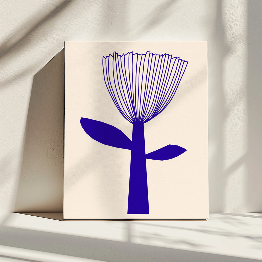 Bloemblauw | Canvas