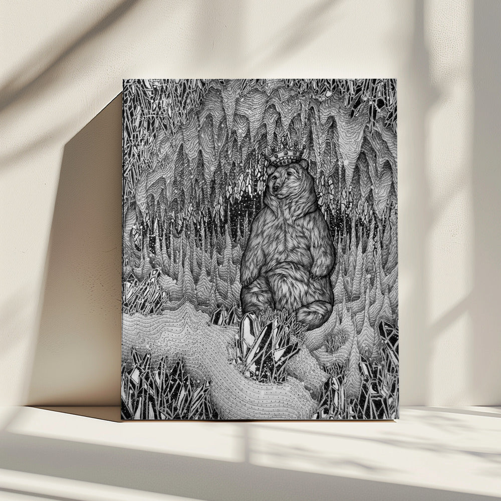 Grot van de Berenkoning Groot | Canvas