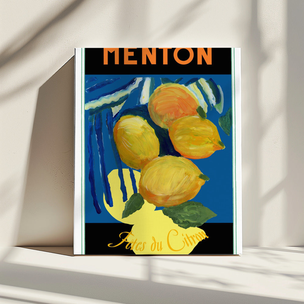 Citroenen Menton Citrusvrucht Poster | Canvas
