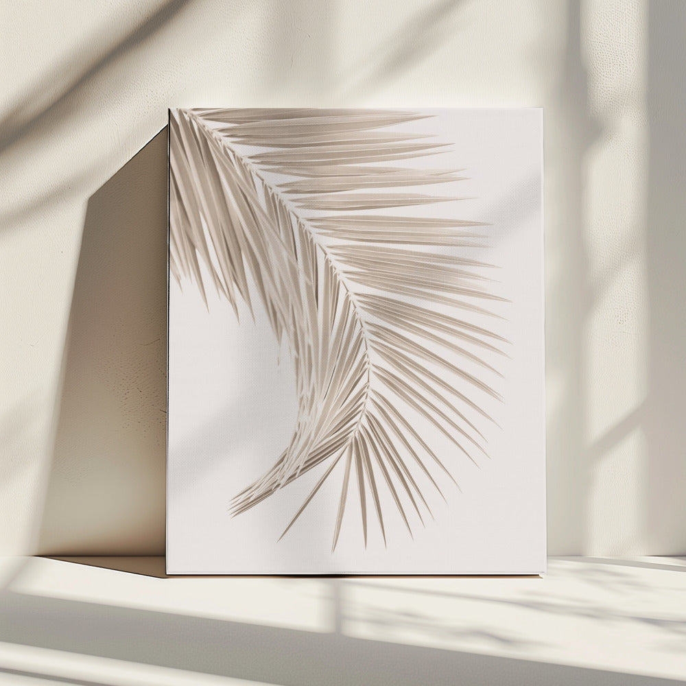 Bruin blad | Canvas