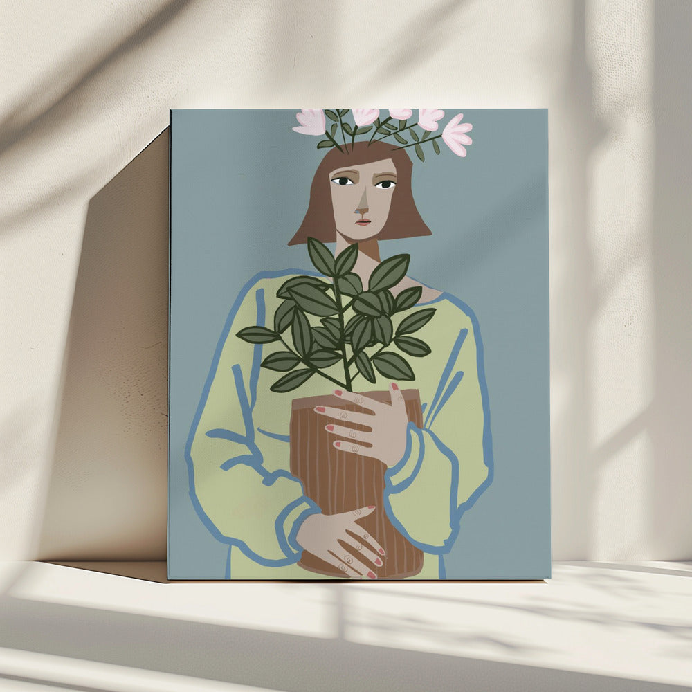 Plantenmoeder | Canvas