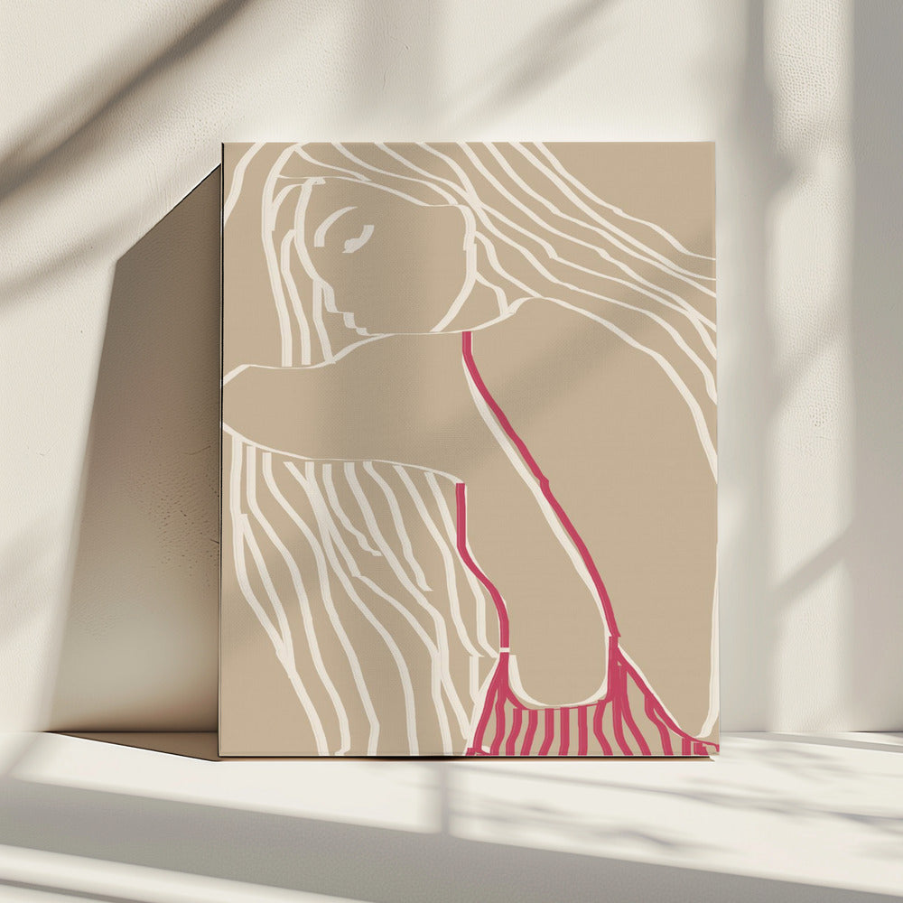 Sereen silhouet | Canvas
