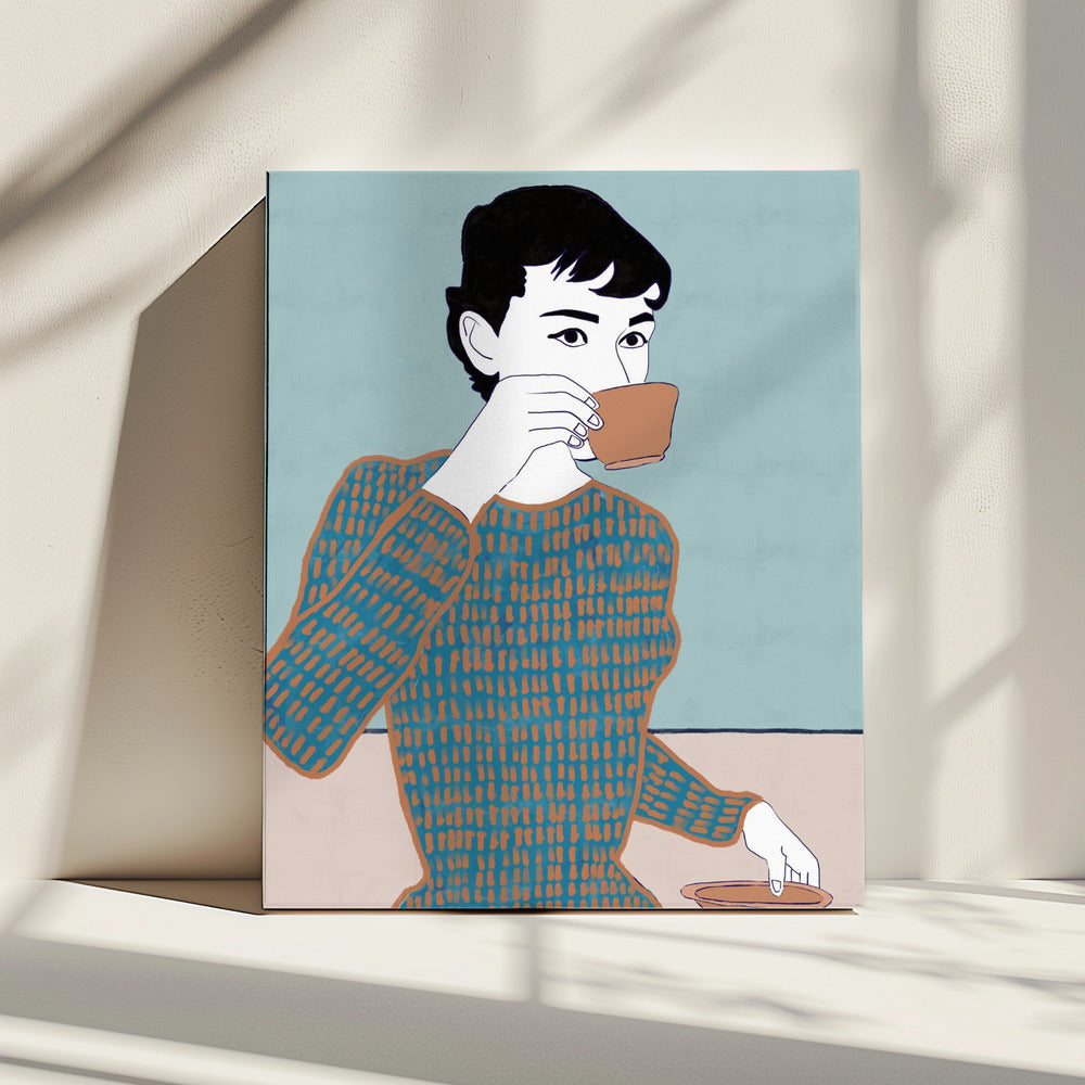 Koffiedame | Canvas