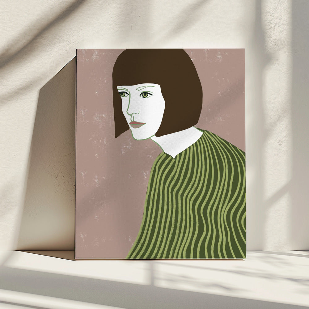 De brunette | Canvas