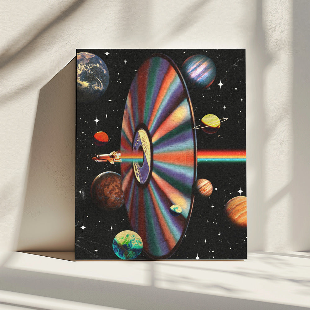 Reis door het verleden | Canvas