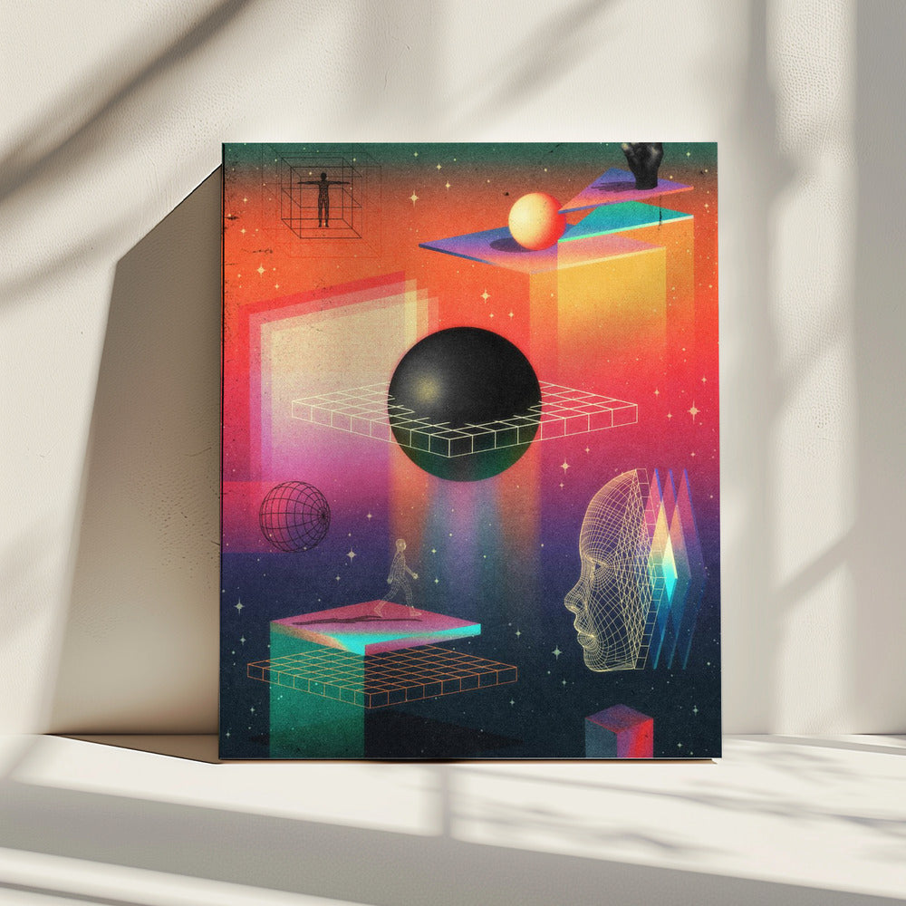 Tussen dimensies | Canvas