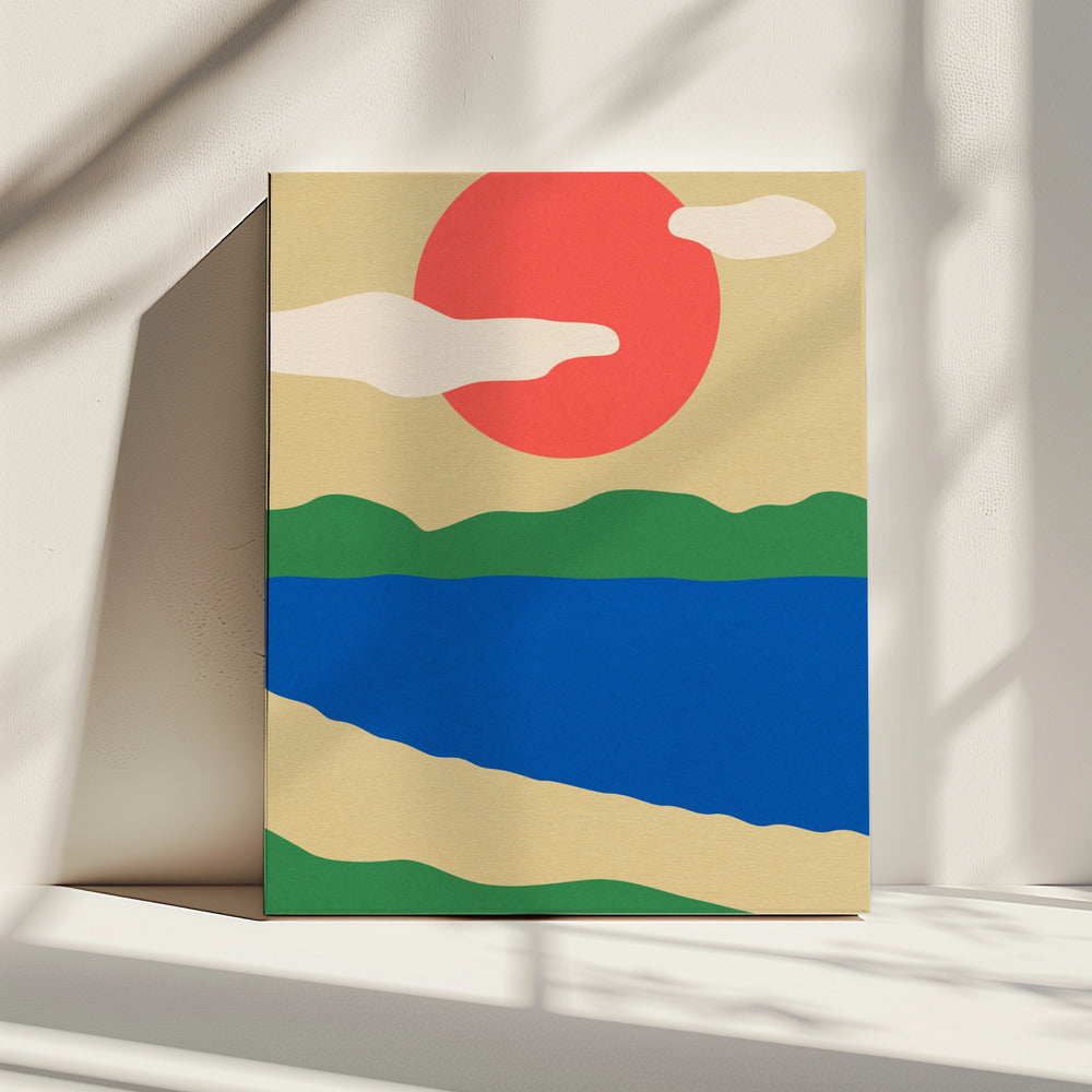 Thüringen Zomer | Canvas
