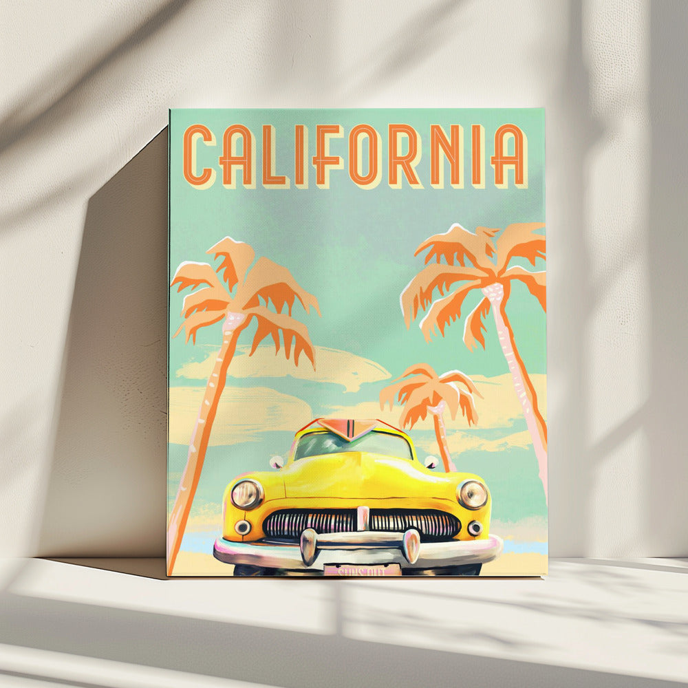 California Surf Poster | Canvas
