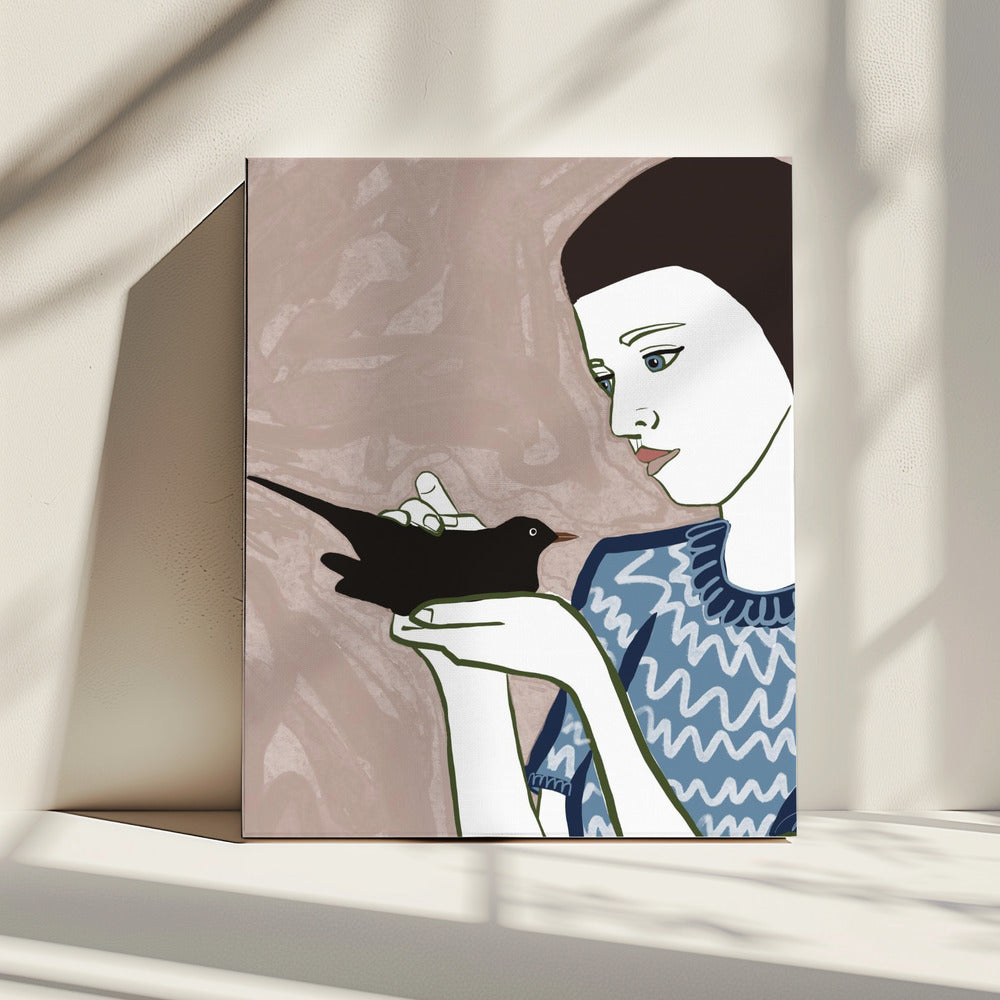 Vogelvrouw | Canvas