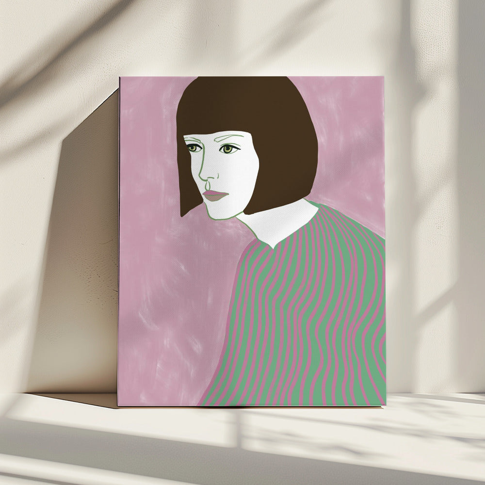 De brunette | Canvas