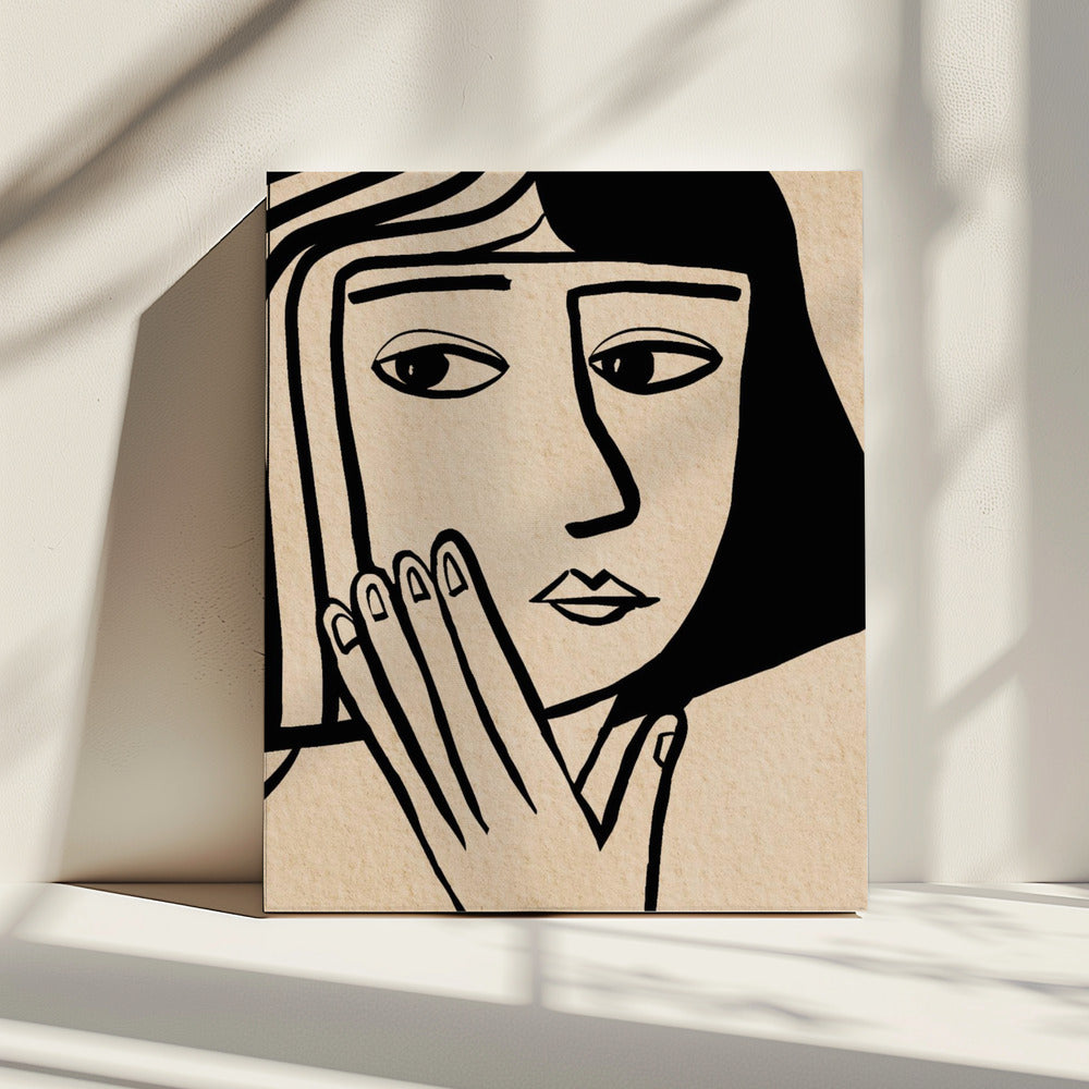 Meisje met de look | Canvas