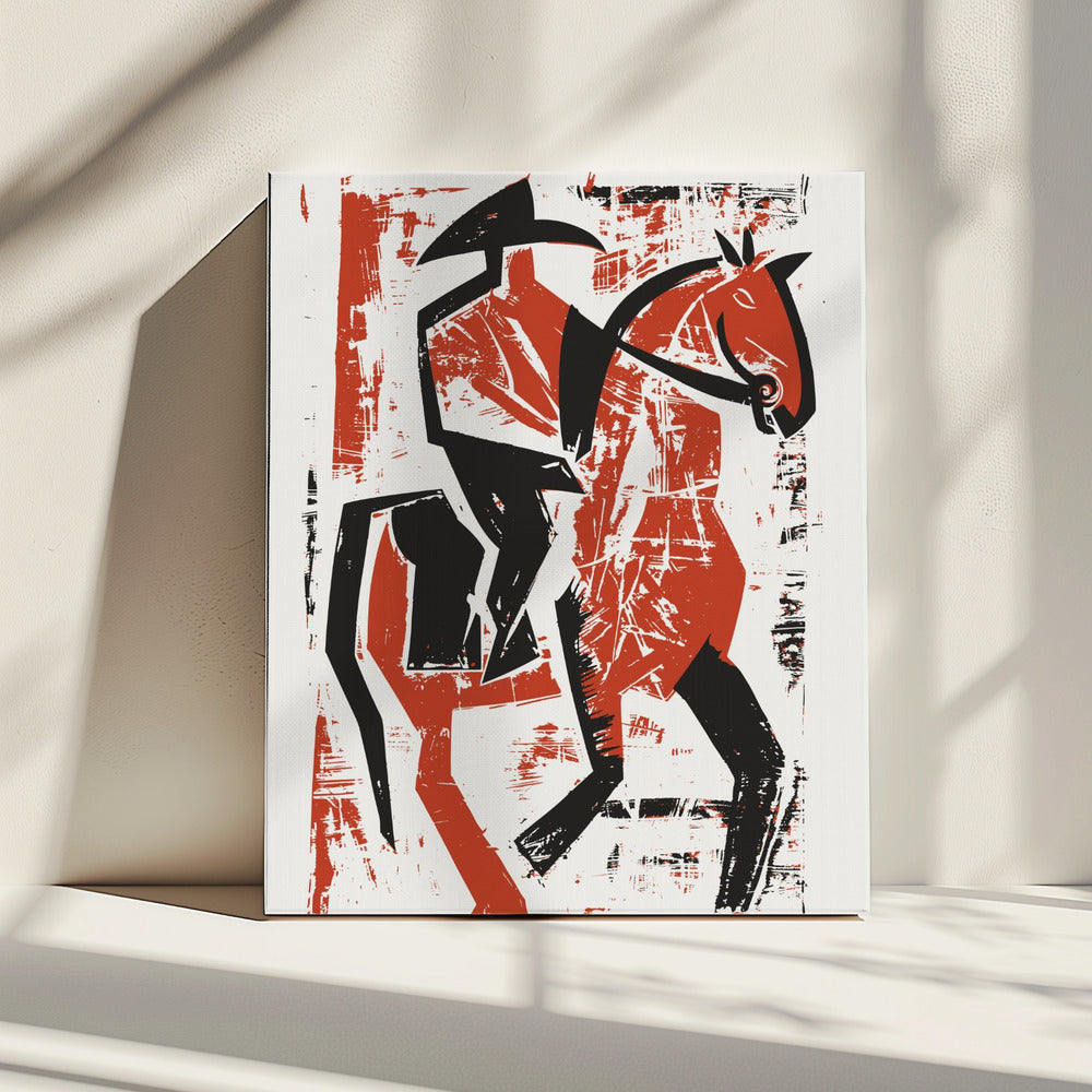Abstract Ruiter | Canvas