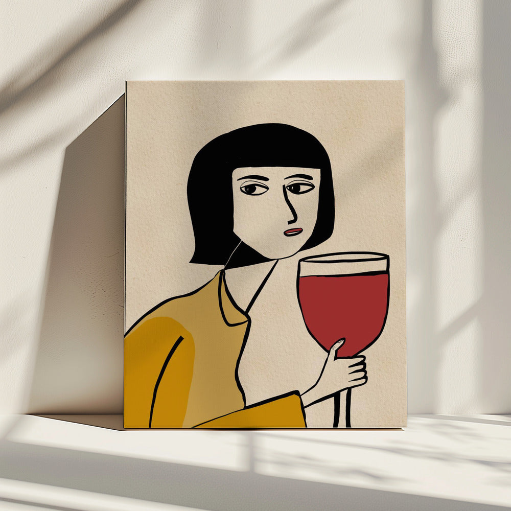 Wijnliefhebber | Canvas