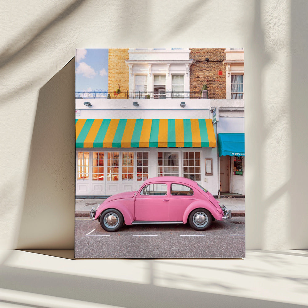 Roze rit | Canvas