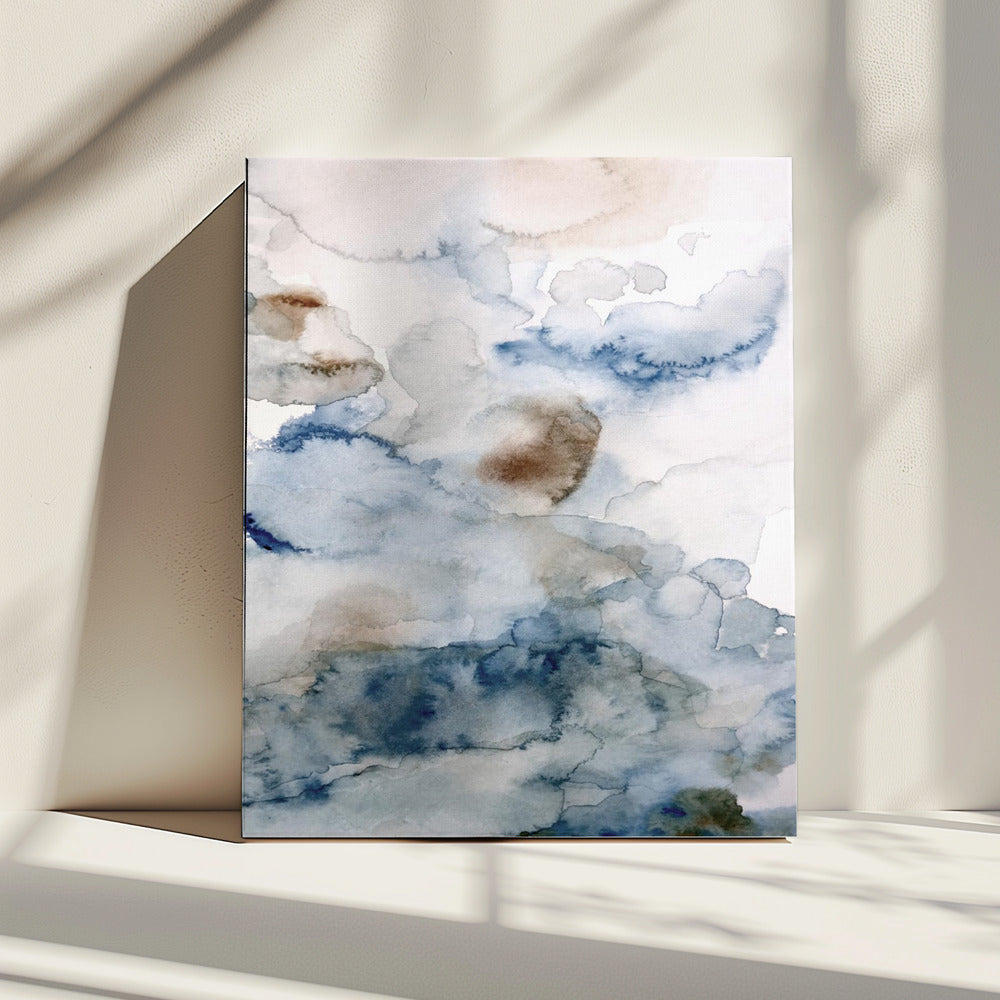 In de wolken 4 | Canvas