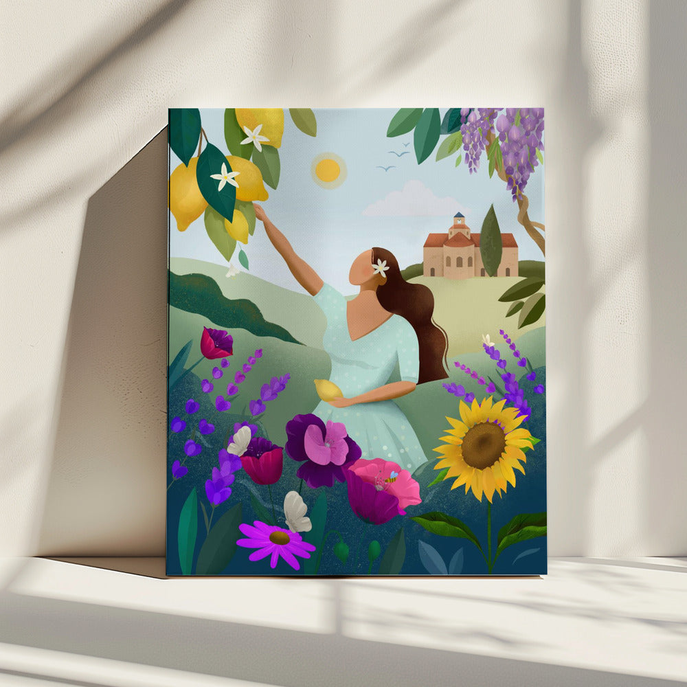 Zomer in de Provence | Canvas