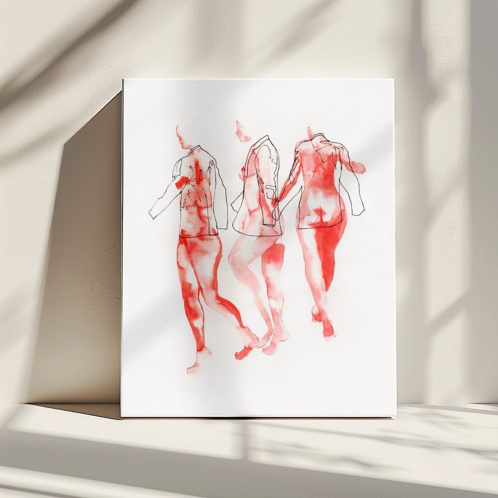 Figuurstudie (pas me aan) | Canvas