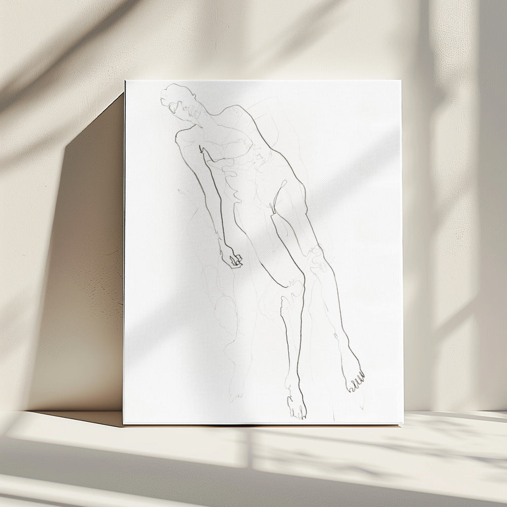 Diverse figuurstudie (gewist) | Canvas