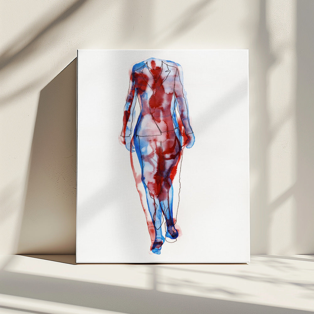 Deze kant op | Canvas