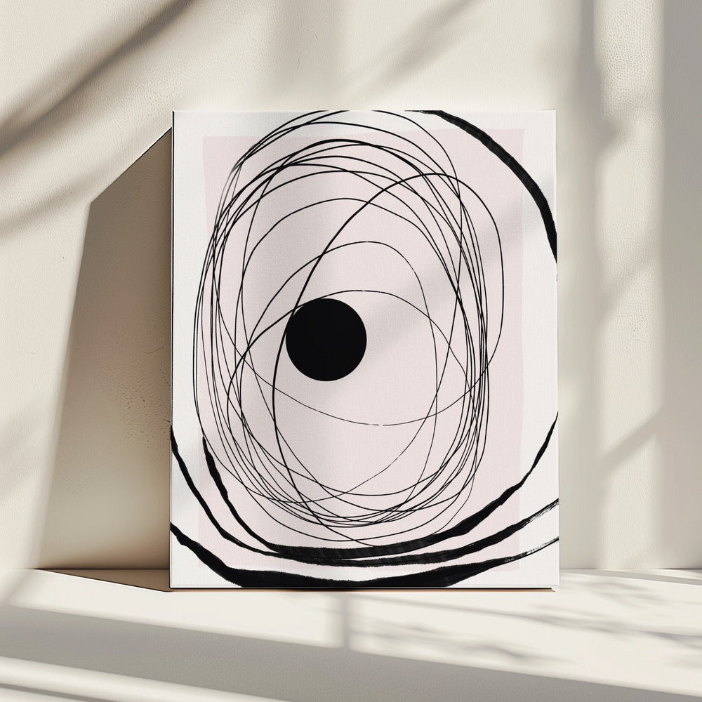 Chaotische baan | Canvas