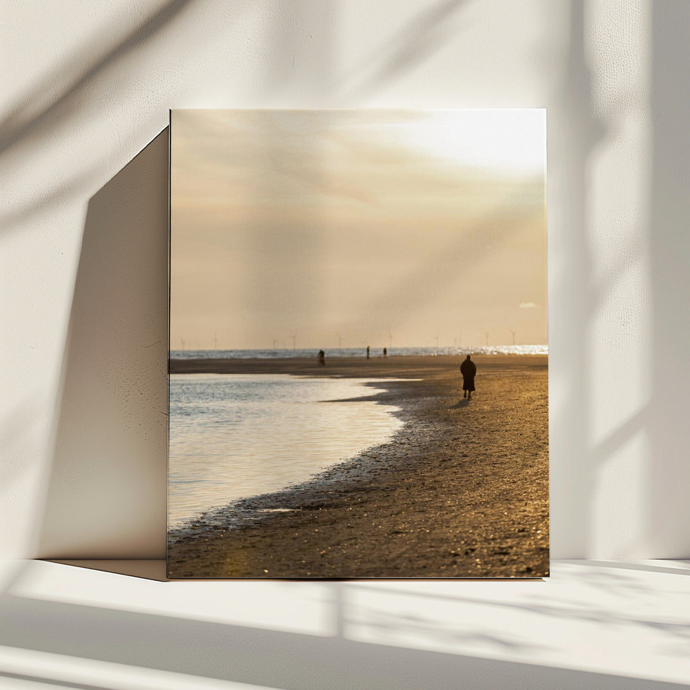 Avond op het strand 1 | Canvas