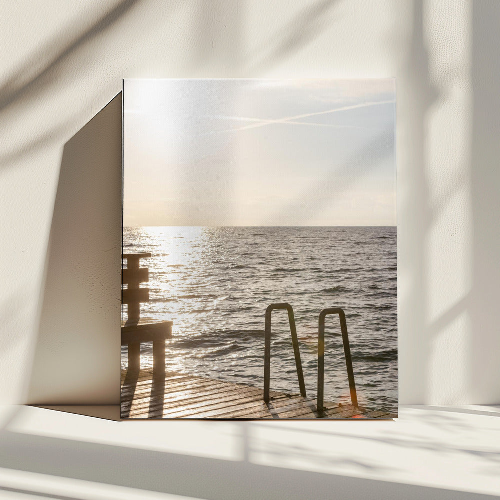 Zomerochtendzwemmen | Canvas