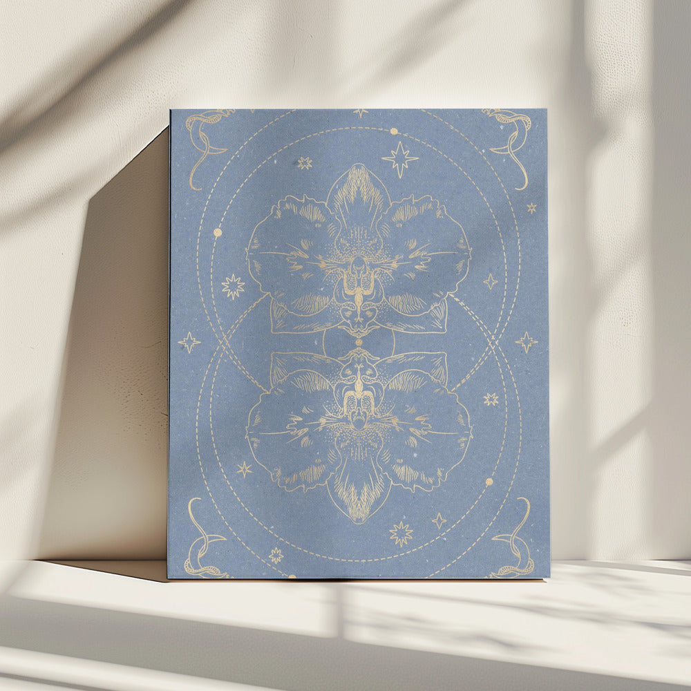 De mystieke orchidee | Canvas