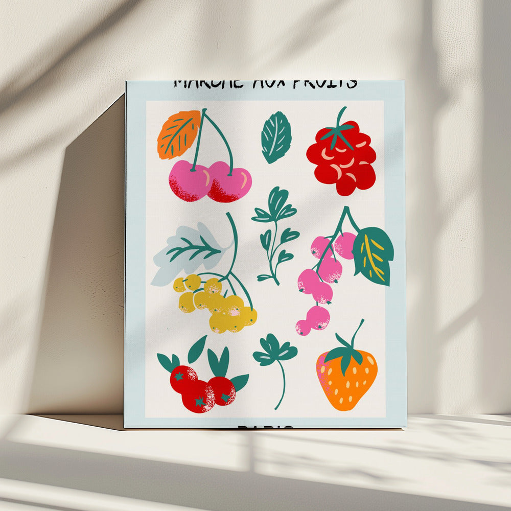 Fruitmarkt Parijs | Canvas
