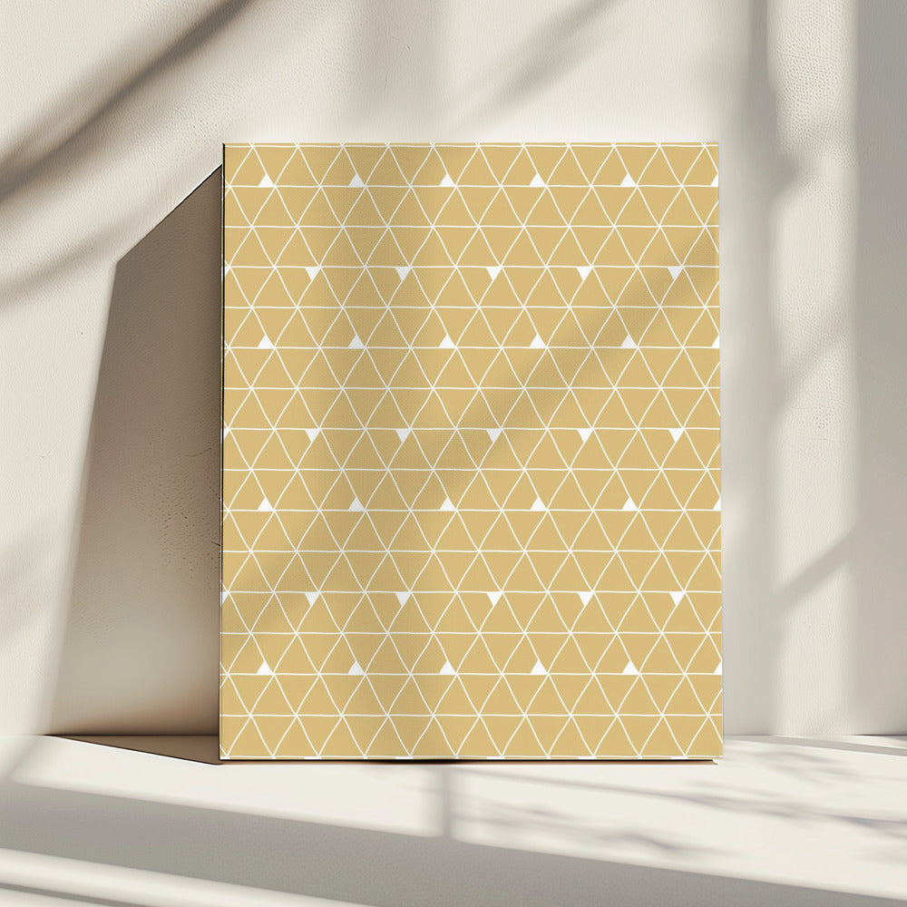 Driehoekpatroon #3 | Canvas