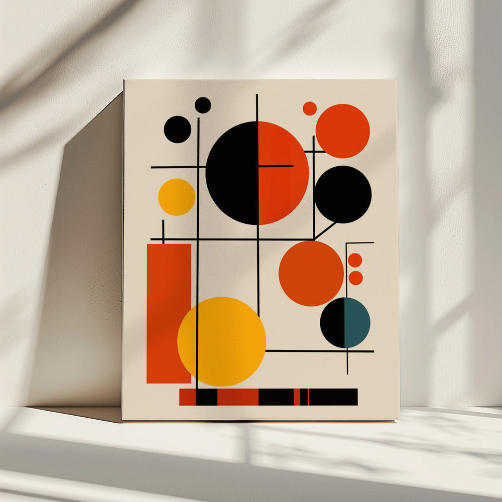 Geometric Shapes And Bold Colors | Canvas