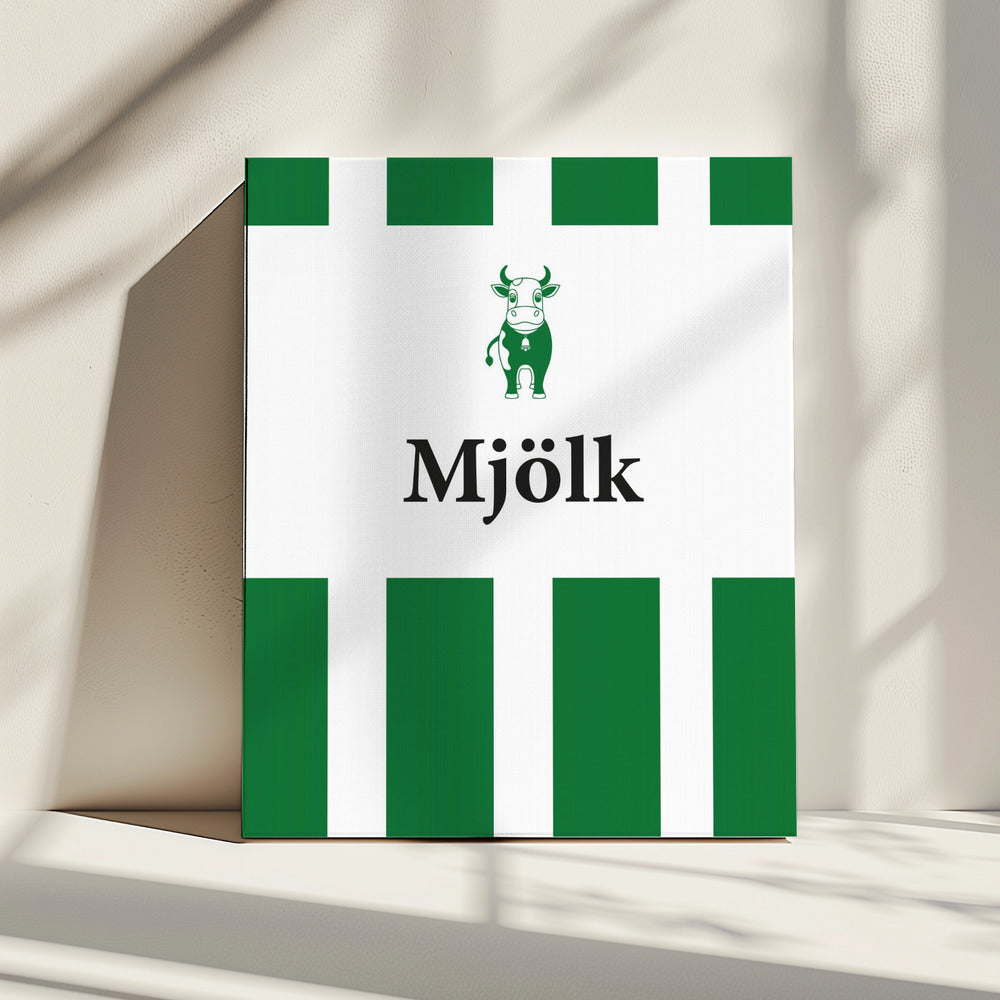 Mjölk Röd | Canvas