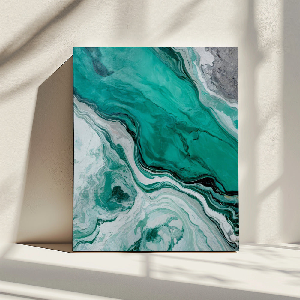 Getijden van een verborgen lagune | Canvas