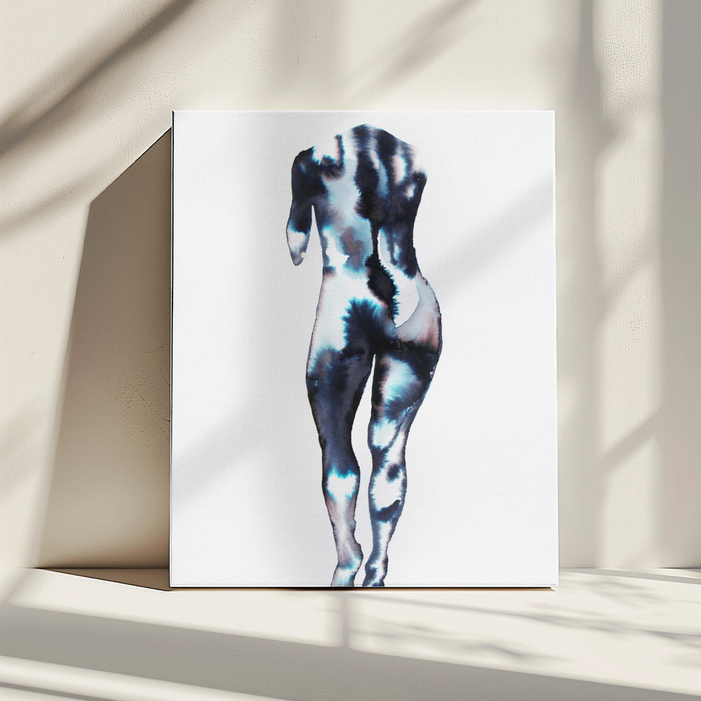 Figuur Weglopend (zonder hoofd) | Canvas