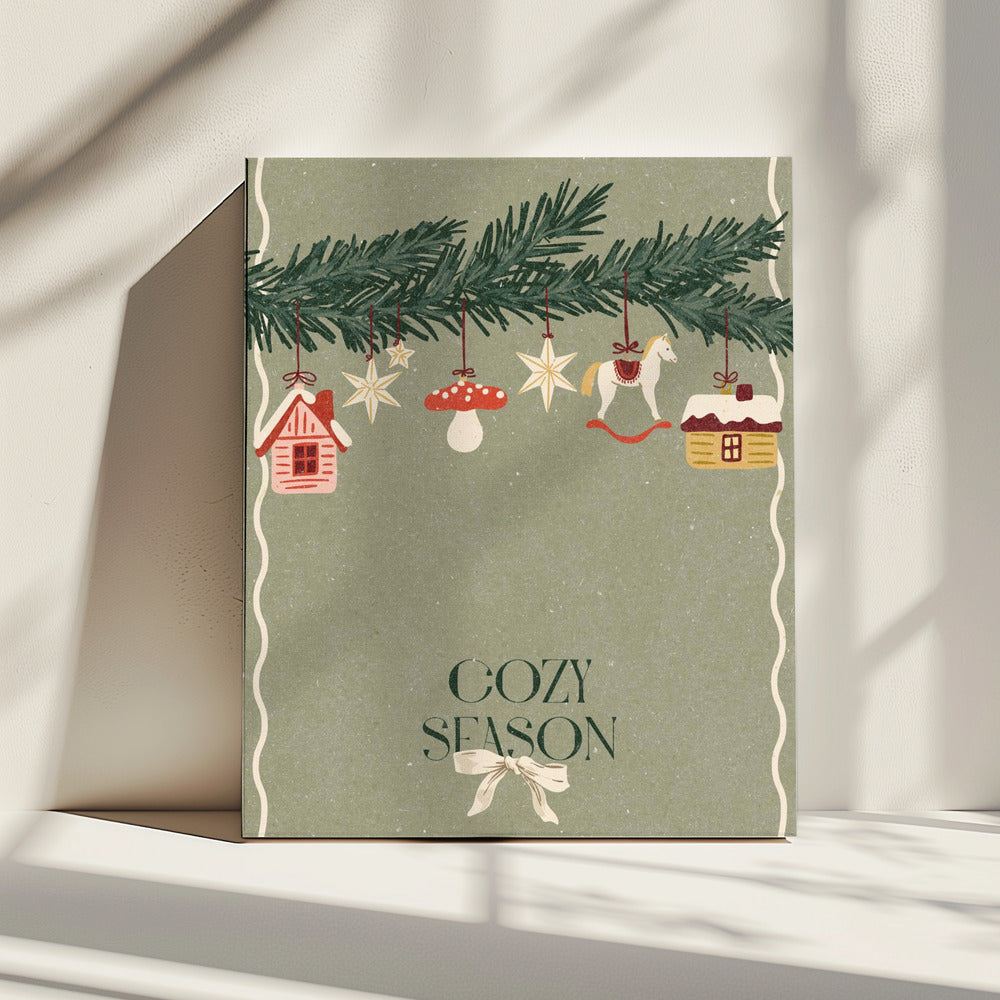 Speelgoed op de kerstboom | Canvas