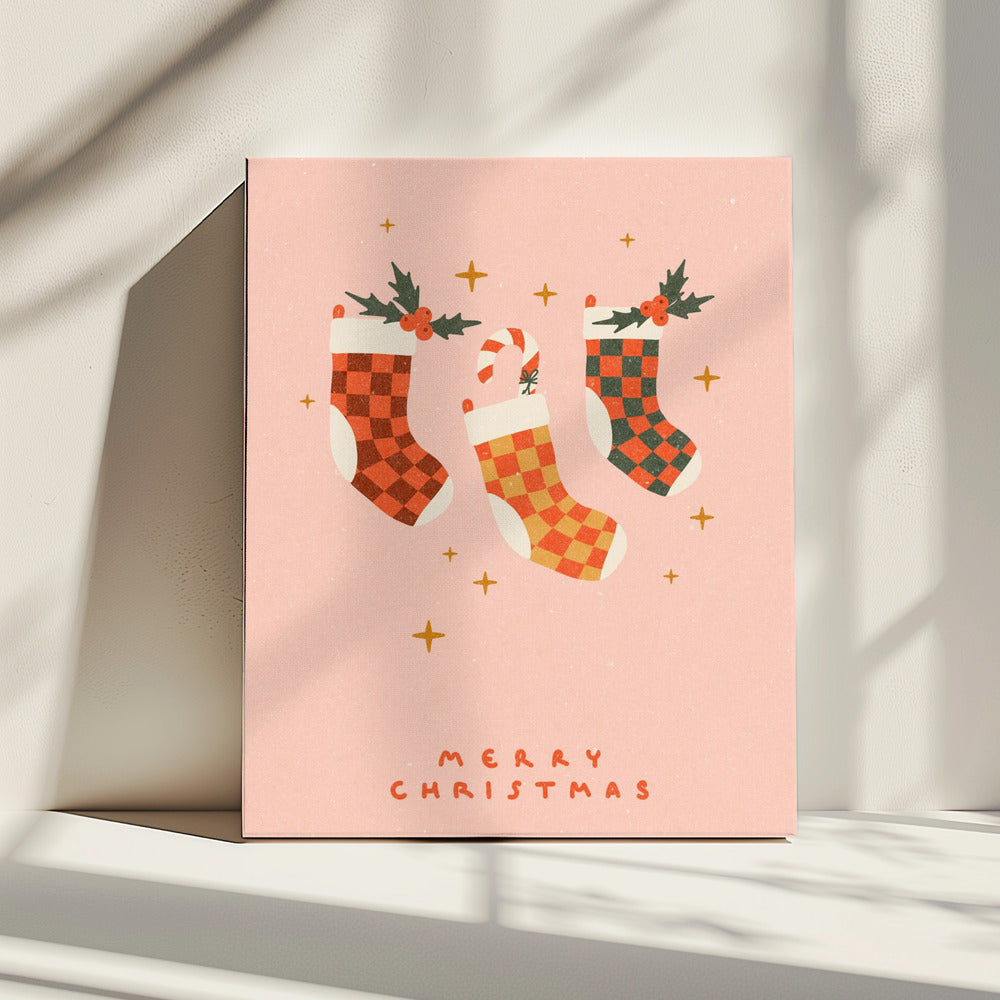 Kerstsok | Canvas