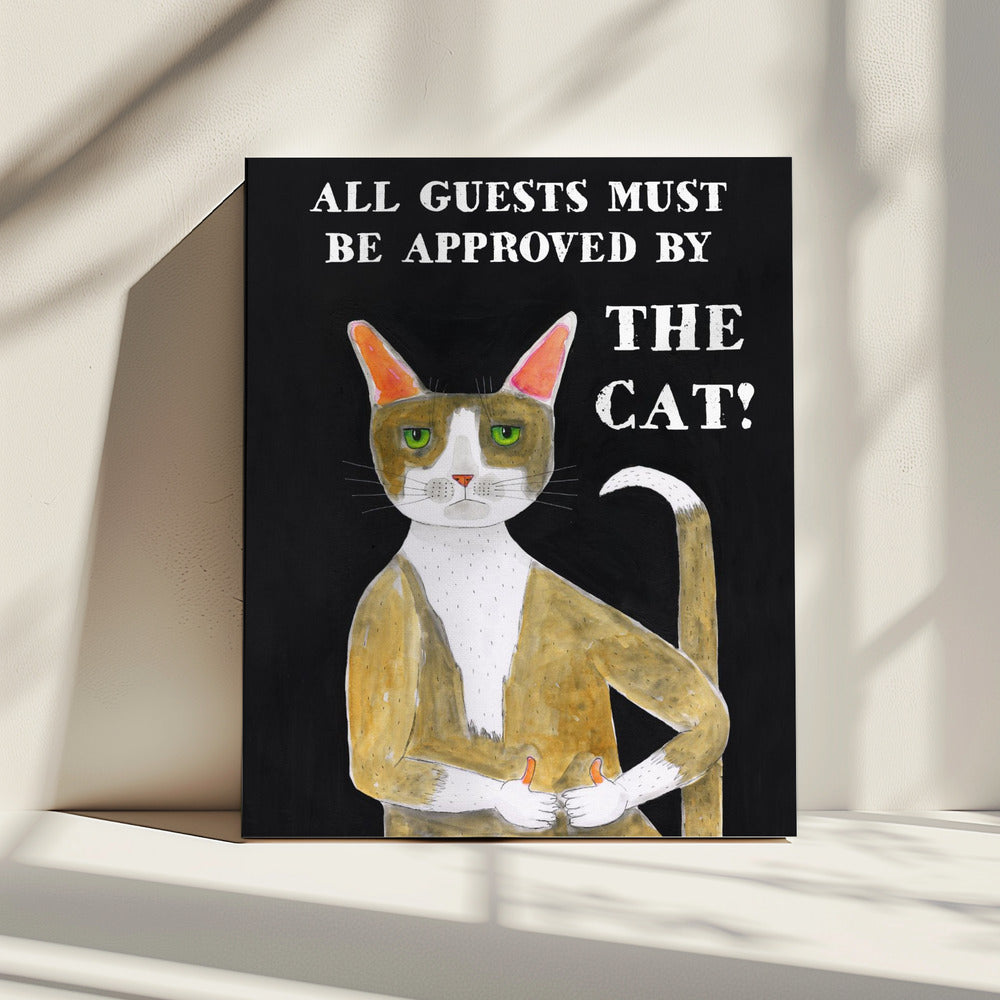 Goedgekeurd door de kat | Canvas