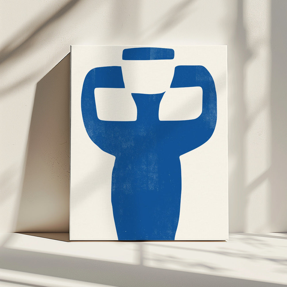 Vaas Blauw 04 | Canvas