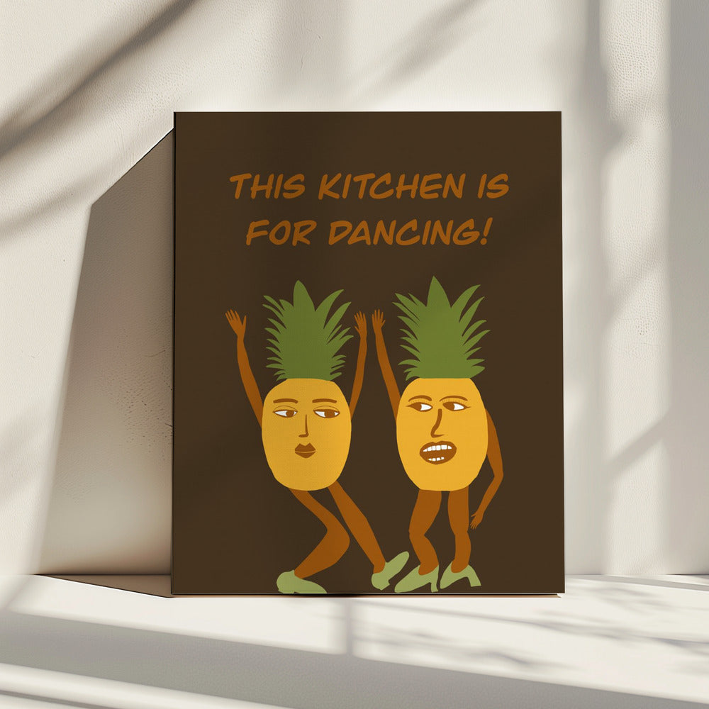 Dansende ananas | Canvas