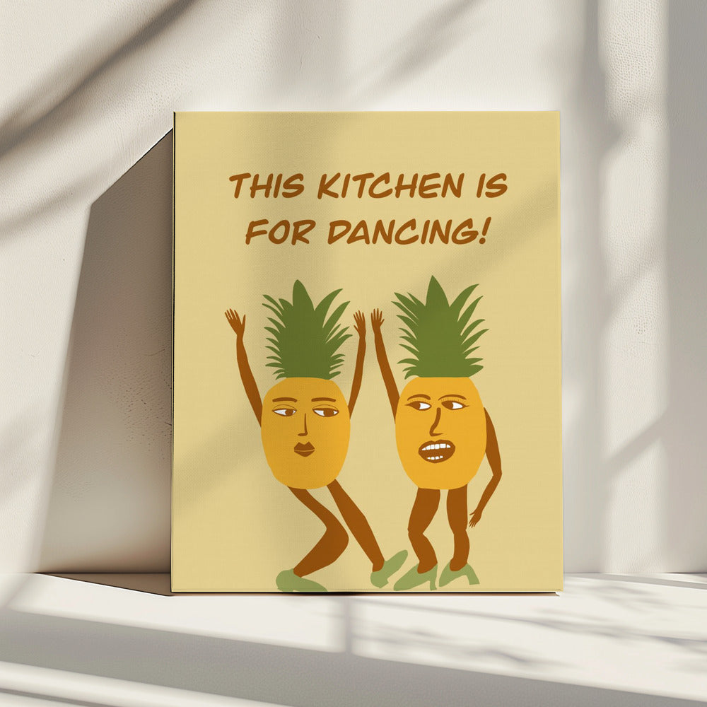 Dansende ananas | Canvas