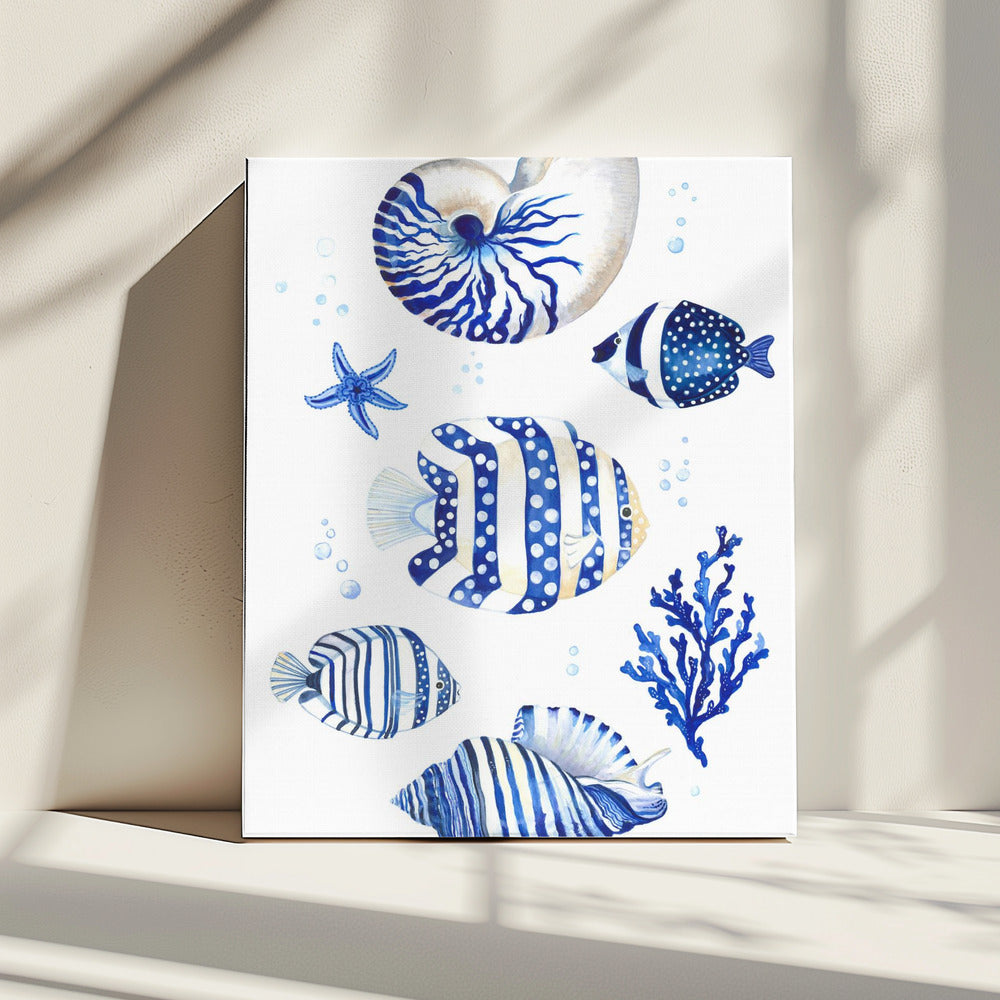 Geïnspireerd door de rustige schoonheid van de oceaan | Canvas