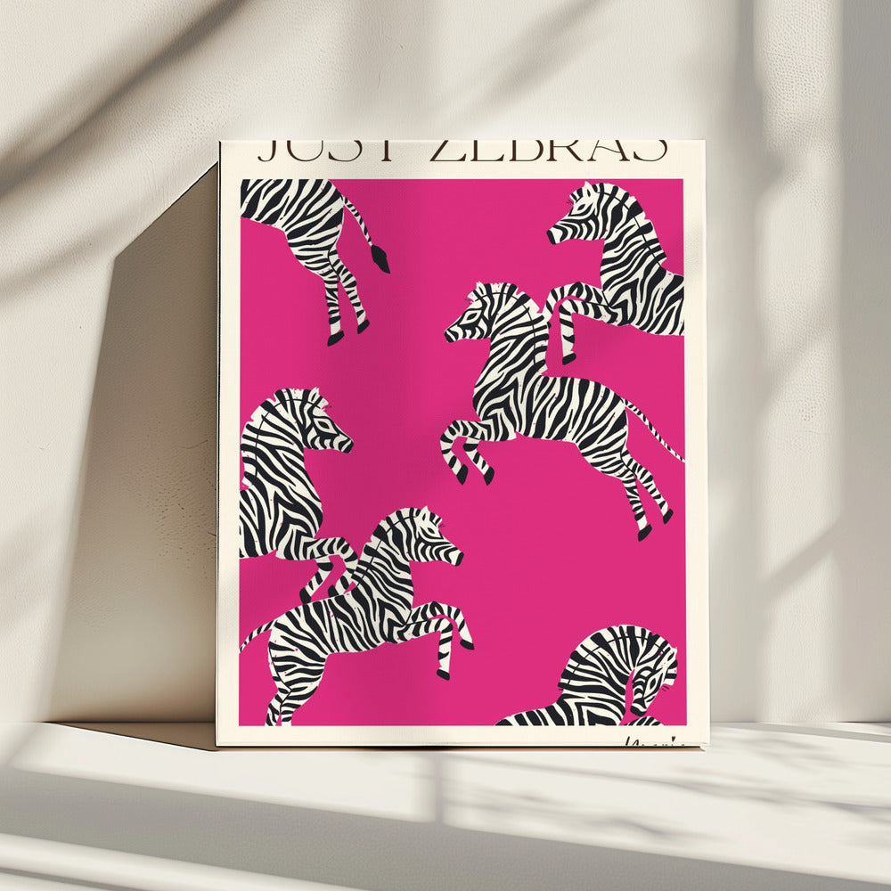 JUST ZEBRAS. Zebra Collectie | Canvas