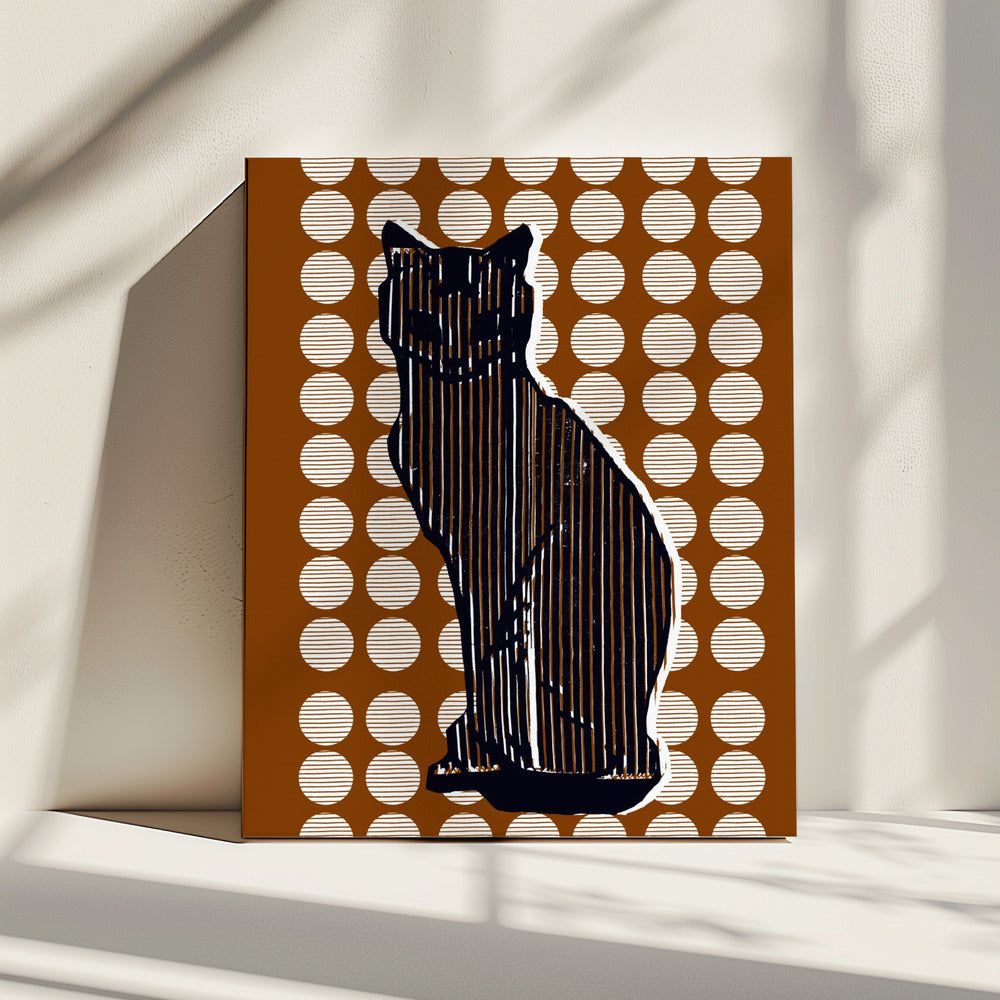 Hiernamaals Kat 3 | Canvas