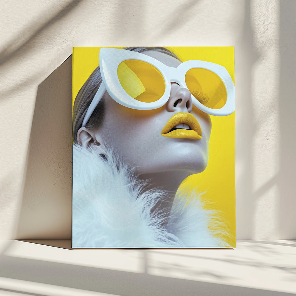 Het Gele Model | Canvas