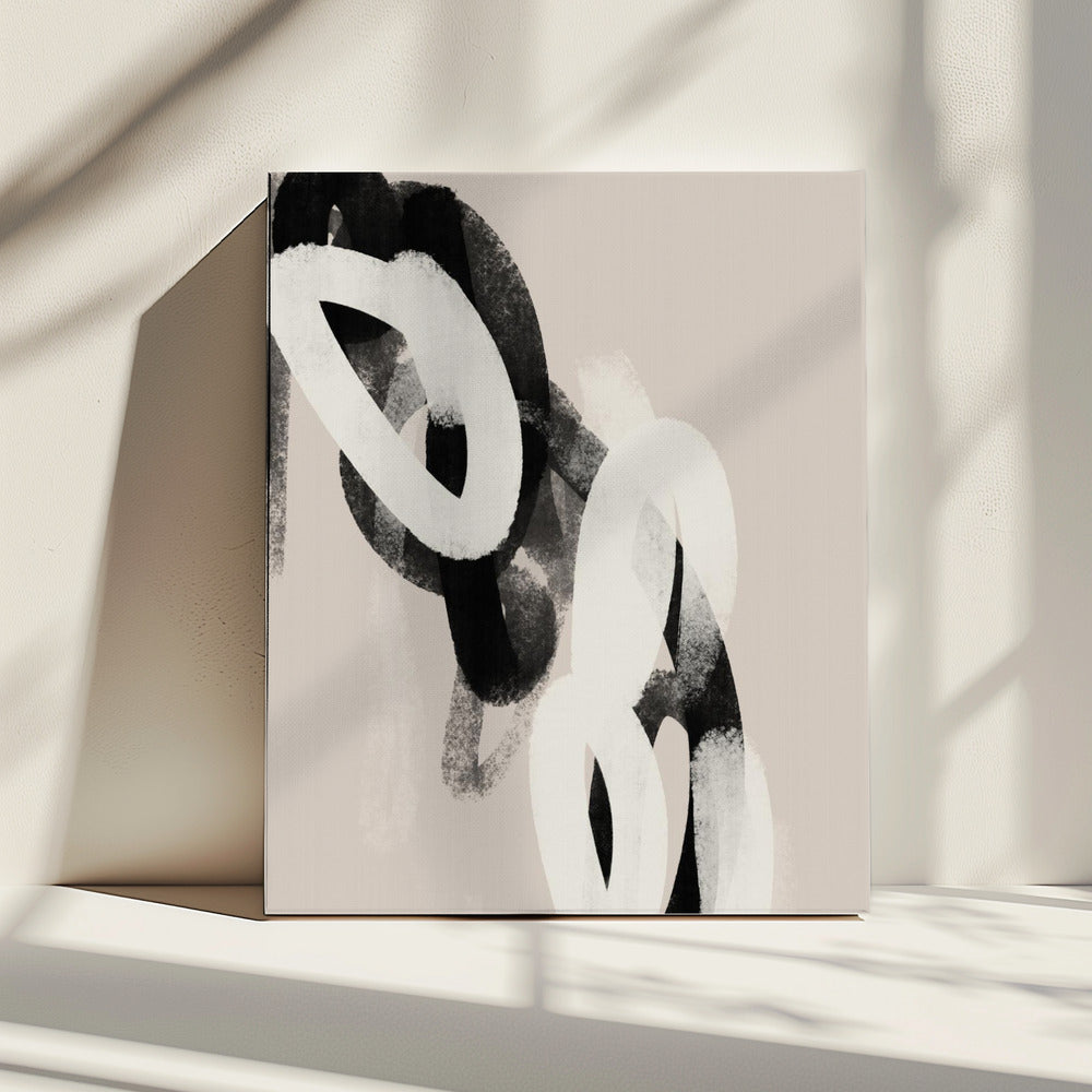 Monochrome Loops | Canvas