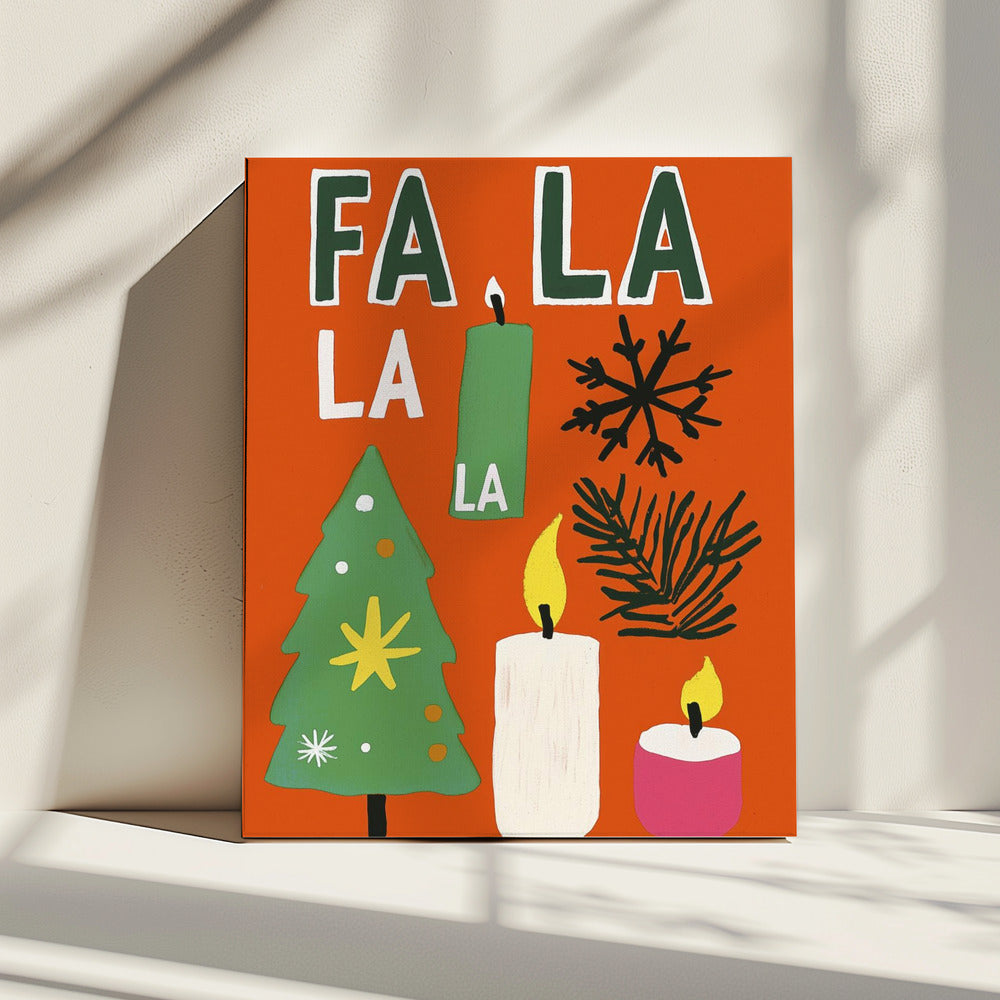 Feestelijke vreugde-uitbarsting | Canvas