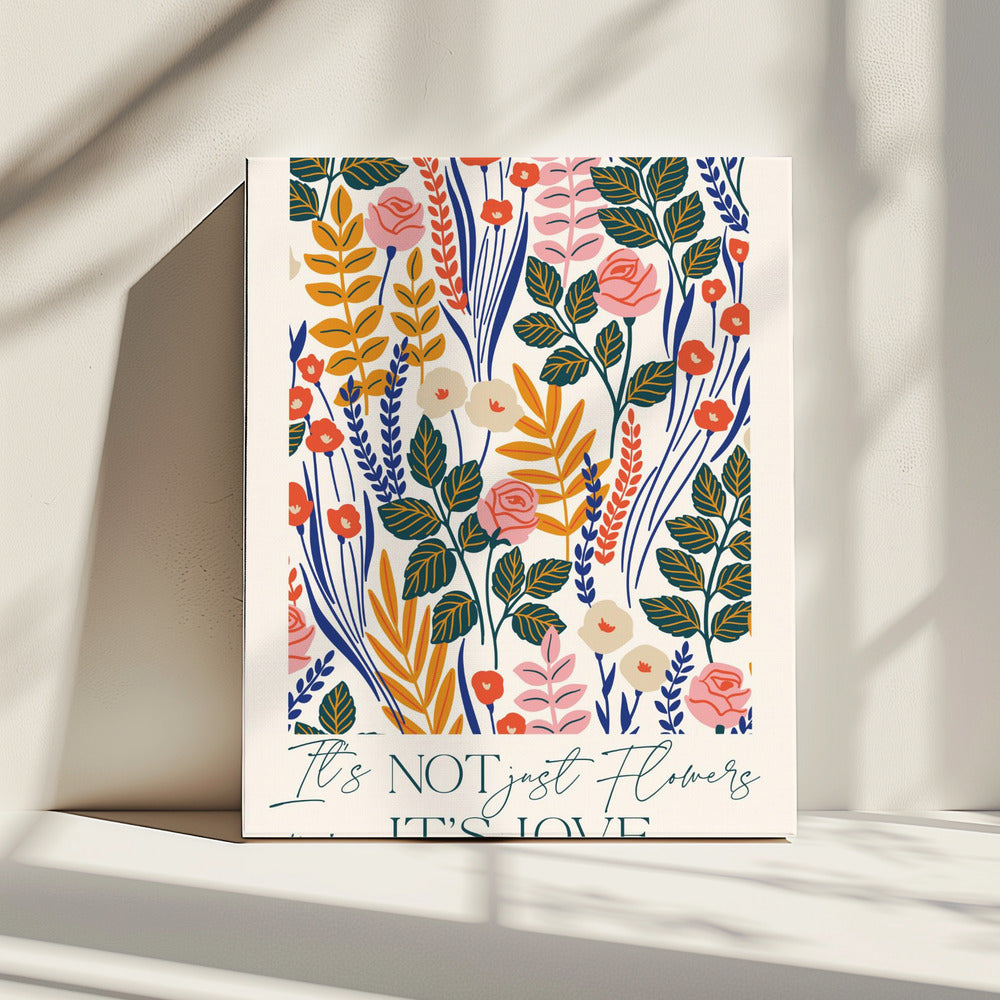 Over liefde. Rozen | Canvas