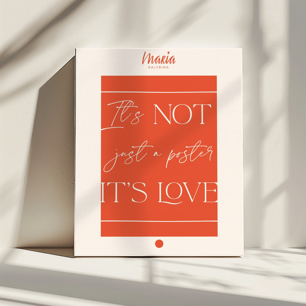 Over liefde. Poster | Canvas