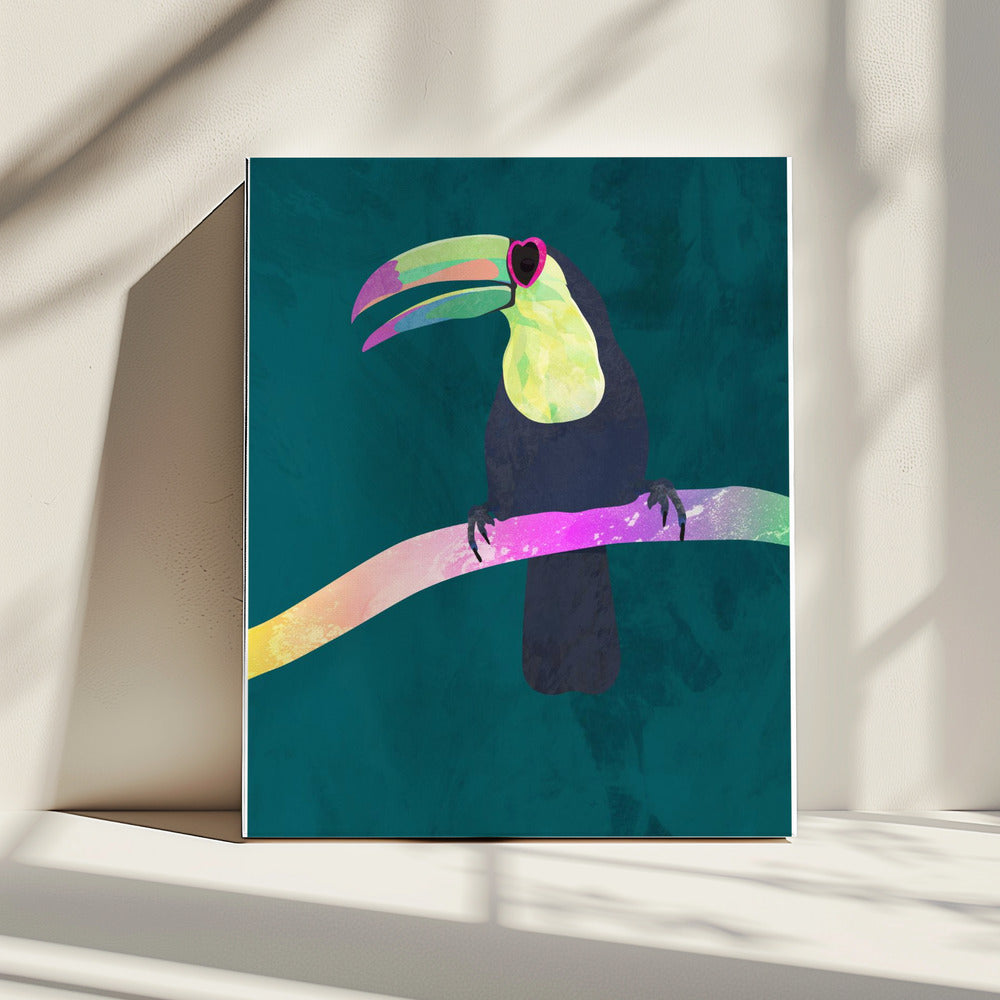 Regenboogtoekan | Canvas
